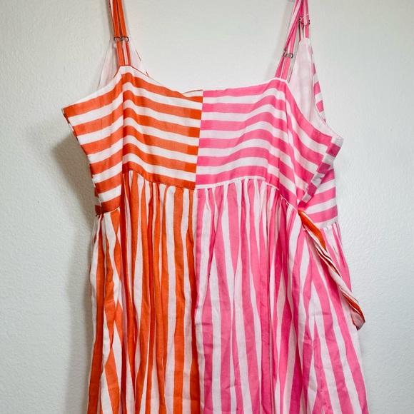 NWT Oliphant Sleeveless Wrap Dress Nassau Pink Size L - Picture 5 of 10